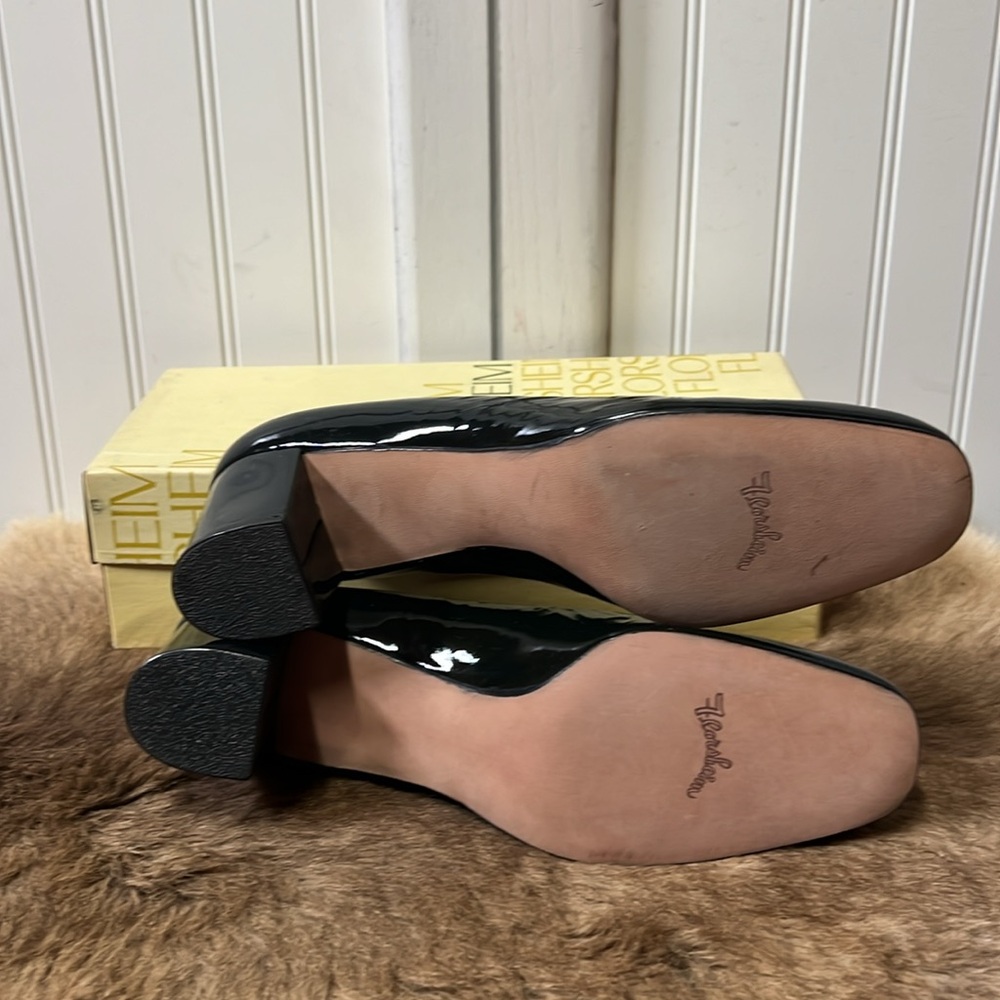 60s Florsheim Patent Leather Heels Shoes 9 Vintage - Picture 5 of 9